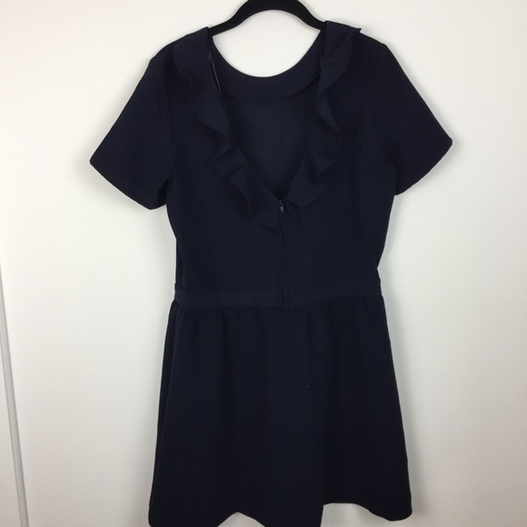 NWT Bizzbee Navy Dress with Ruffle size M - Picture 6 of 7